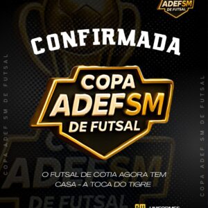 Cotia se prepara para a 1ª Copa ADEF/SM de Futsal